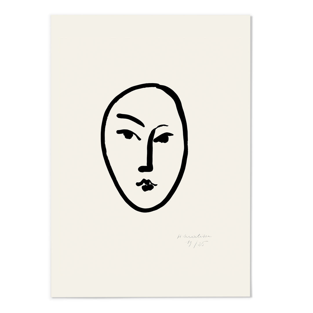 Henri Matisse Portrait Drawing IV Art Print - MJ Design Studio