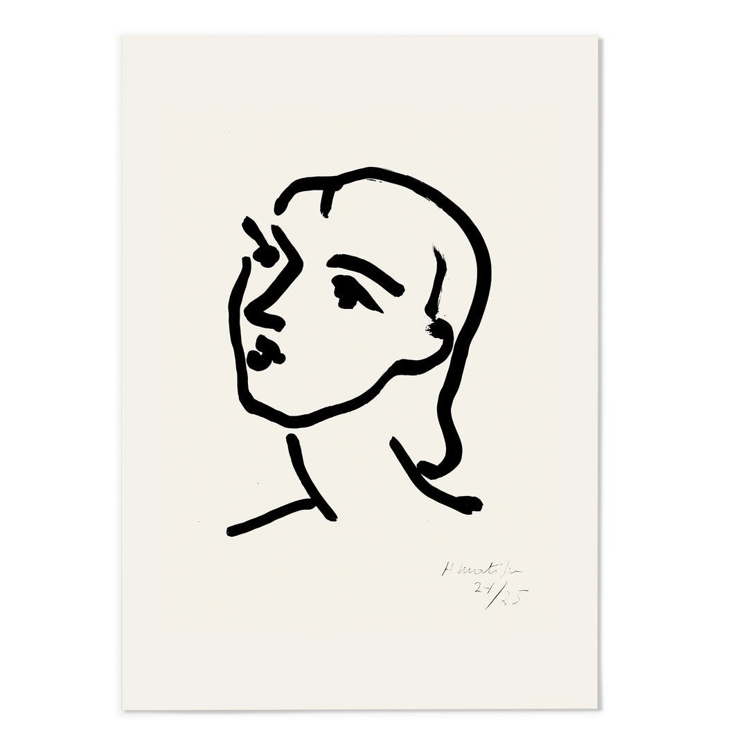 Henri Matisse Portrait Drawing II Art Print - MJ Design Studio
