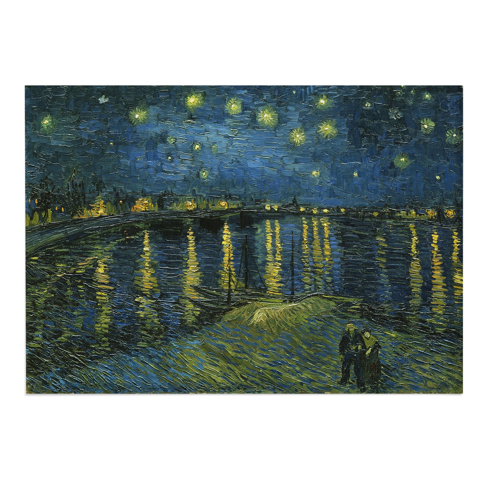 Starry Night Over the Rhône Canvas Print
