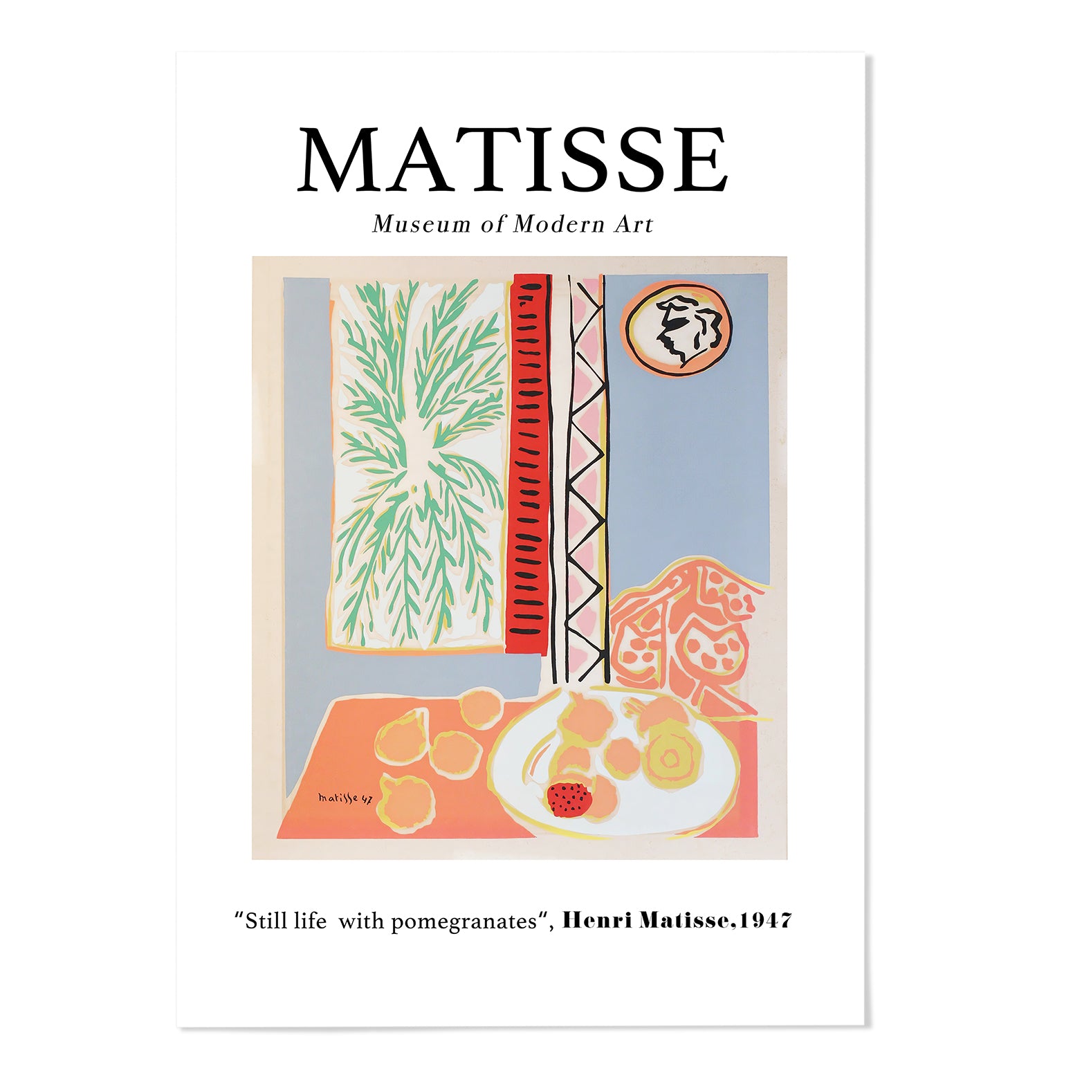 Matisse Still Life with Pomegranates Art Print - MJ Design Studio