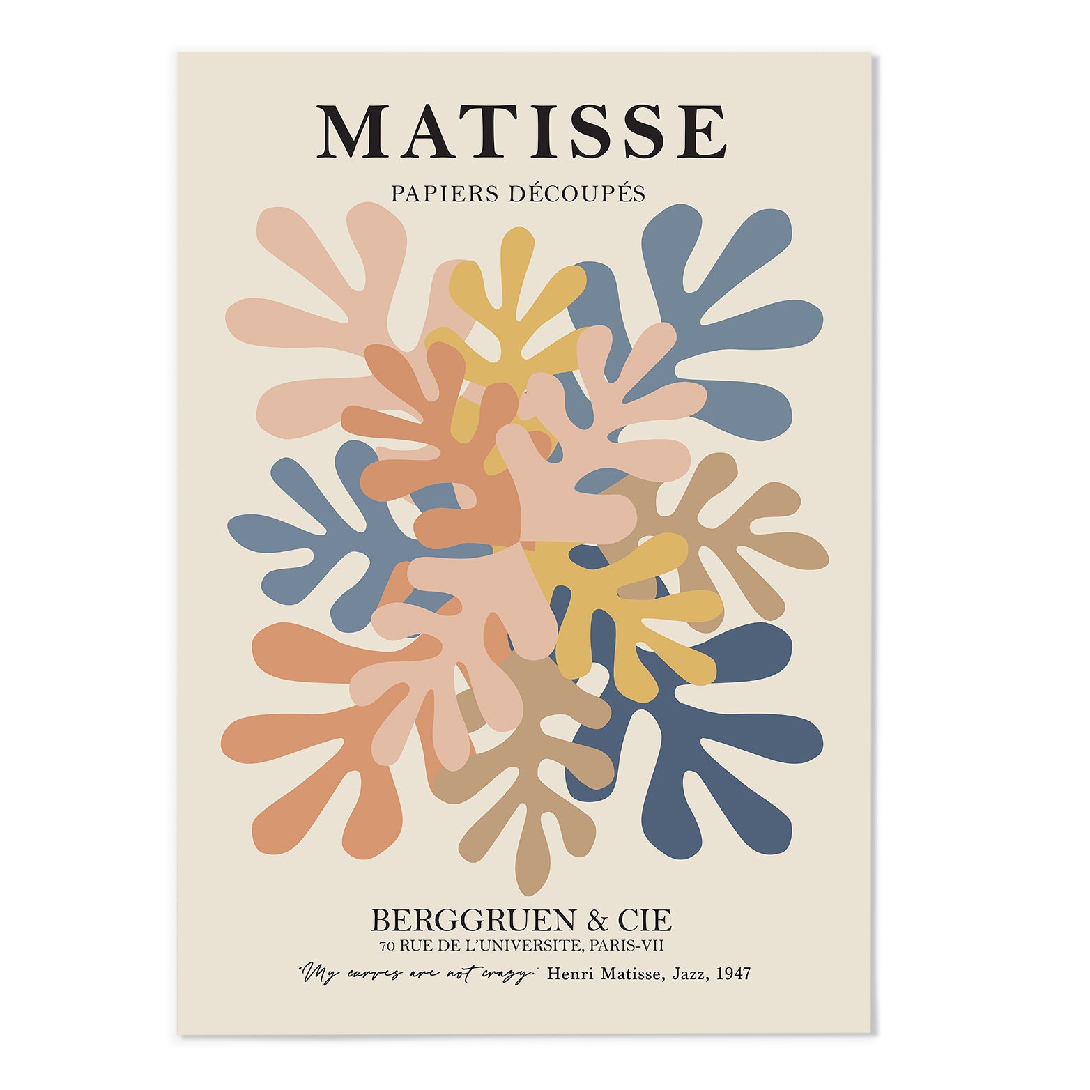 Matisse Paper Cut-Outs VII Art Print - MJ Design Studio