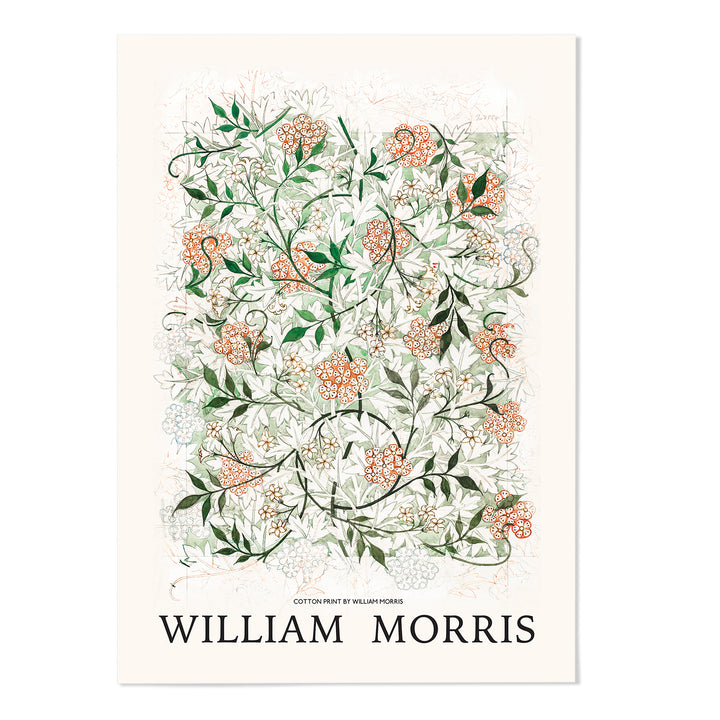 William Morris Jasmine Vines Art Print - MJ Design Studio
