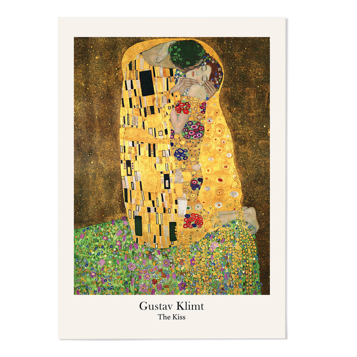 The Kiss Gustav Klimt Art Print - MJ Design Studio