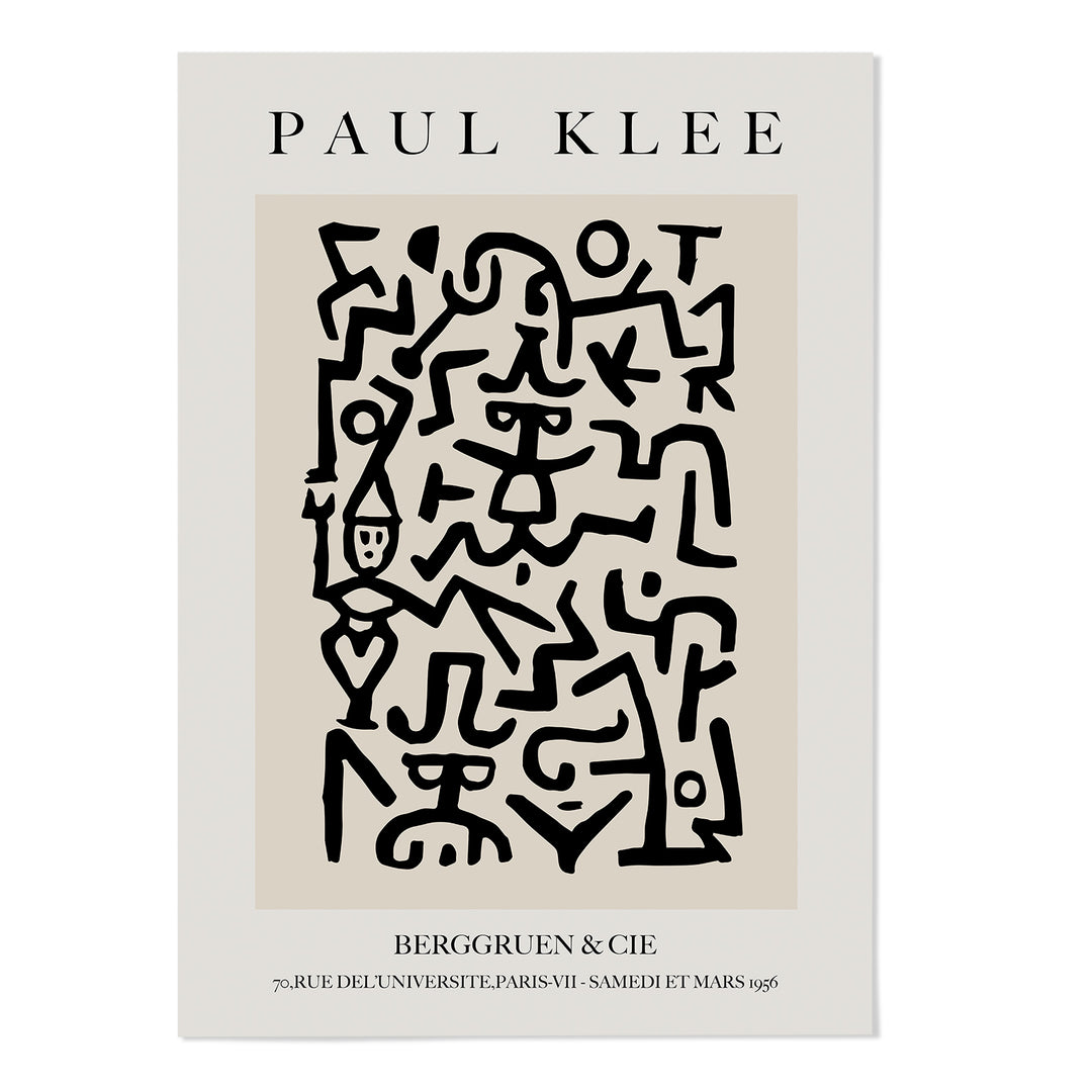 Paul Klee Exhibition Poster Art Print