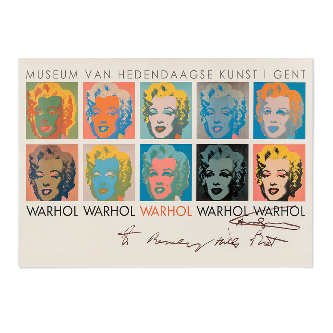Marilyn Andy Warhol Exhibition Poster Art Print