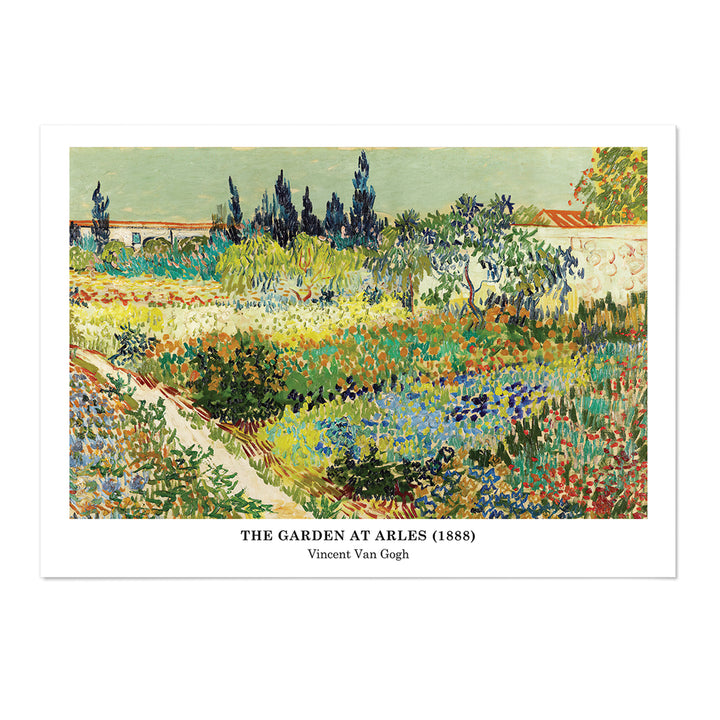 Van Gogh The Garden at Arles Art Print