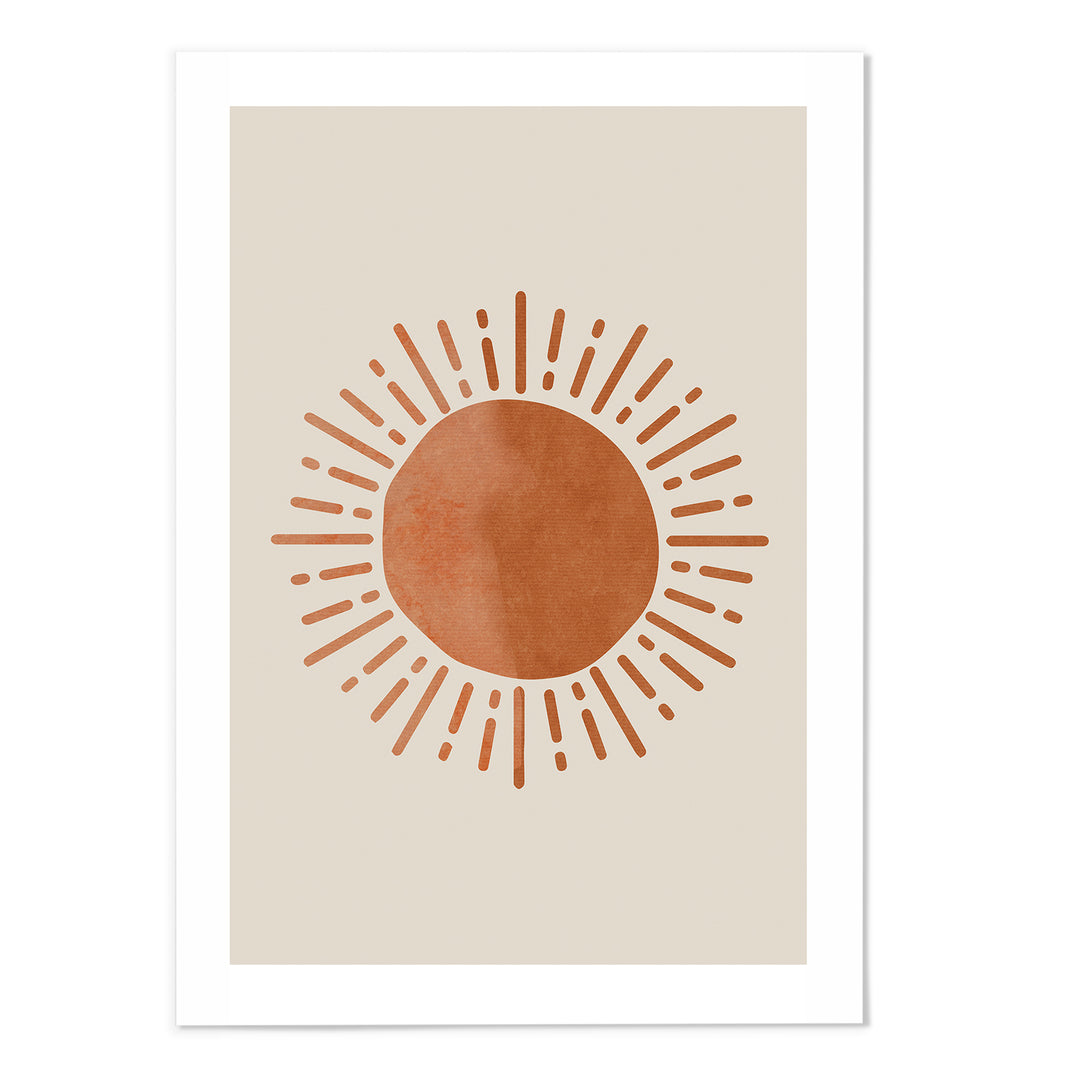 The Sun Art Print - MJ Design Studio