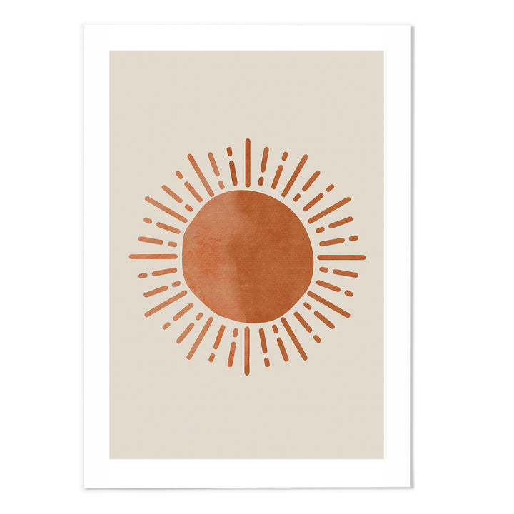 The Sun Art Print - MJ Design Studio