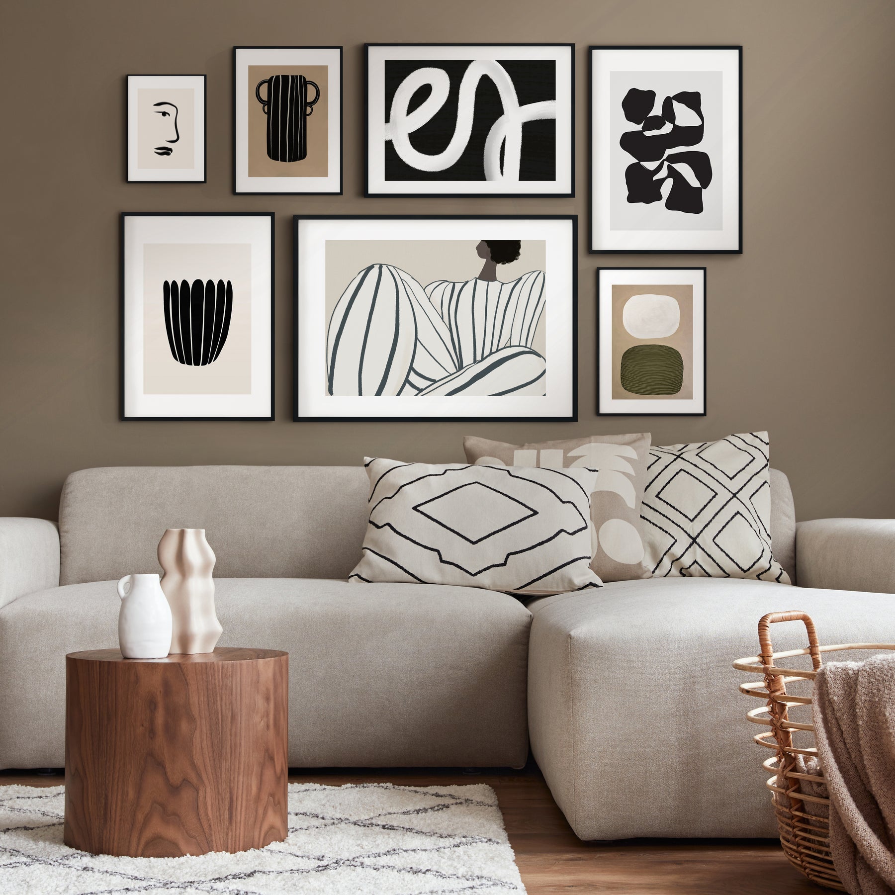 Cocoa Gallery Wall Art Set – MJ Design Studio