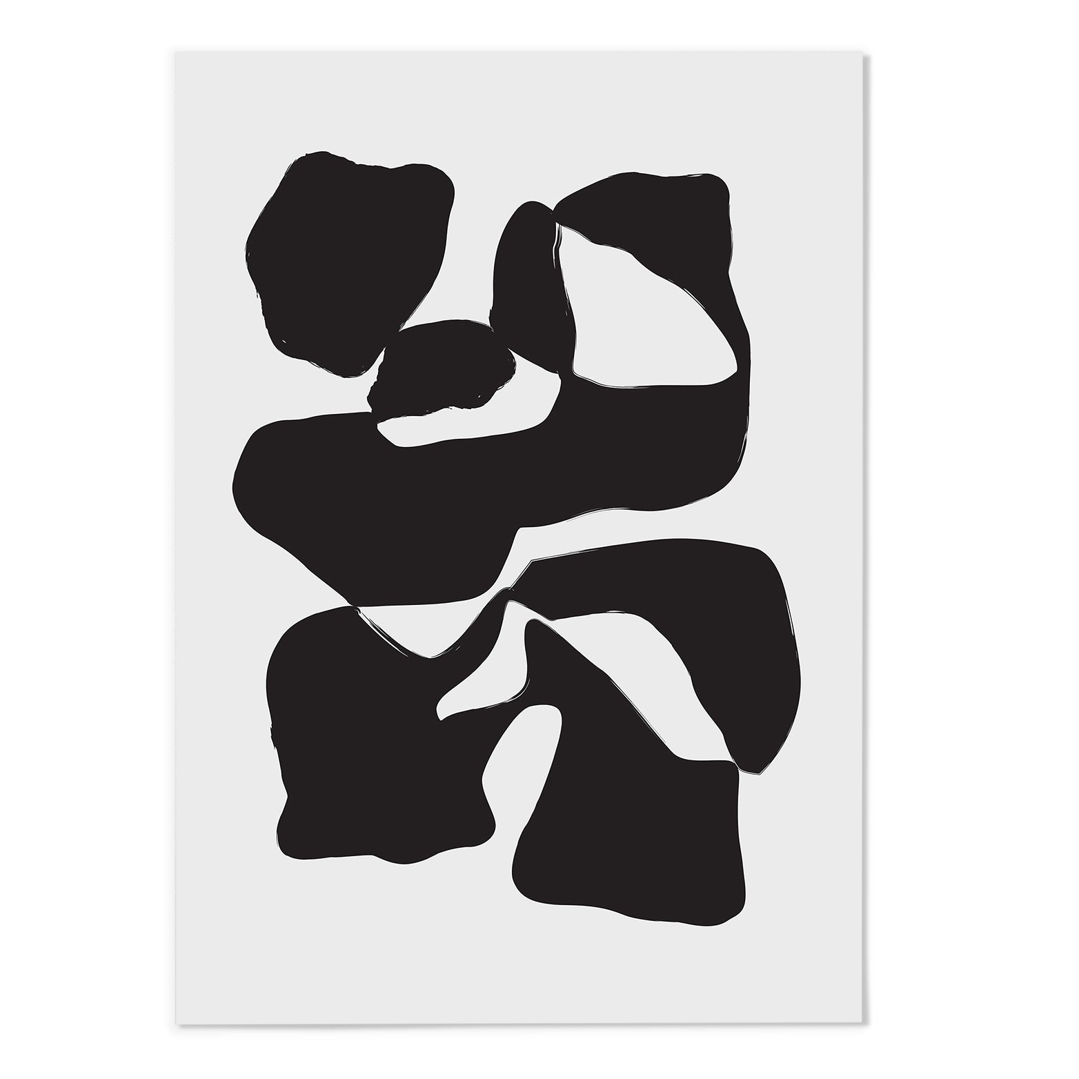 Modern Abstract Shape Art Print