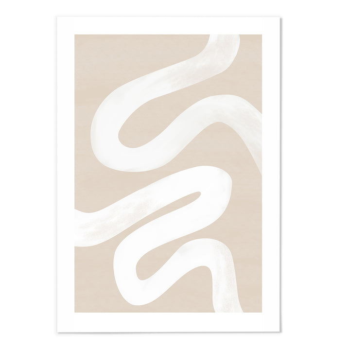 Abstract Line Shape II Art Print