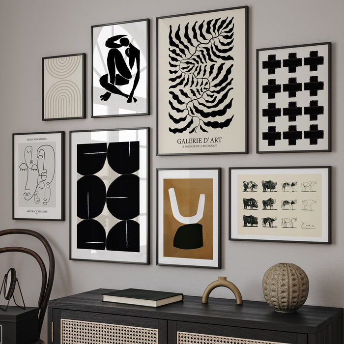 Modern Neutral III Gallery Wall
