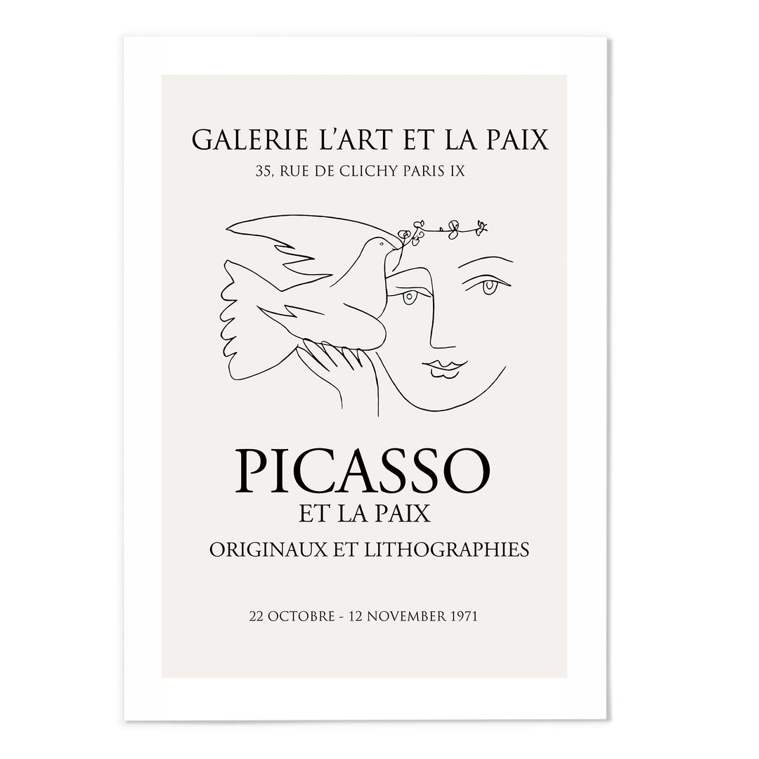 Picasso Line Sketch Art Print - MJ Design Studio