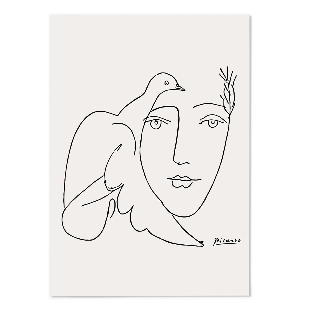 Picasso Line Sketch II Art Print - MJ Design Studio