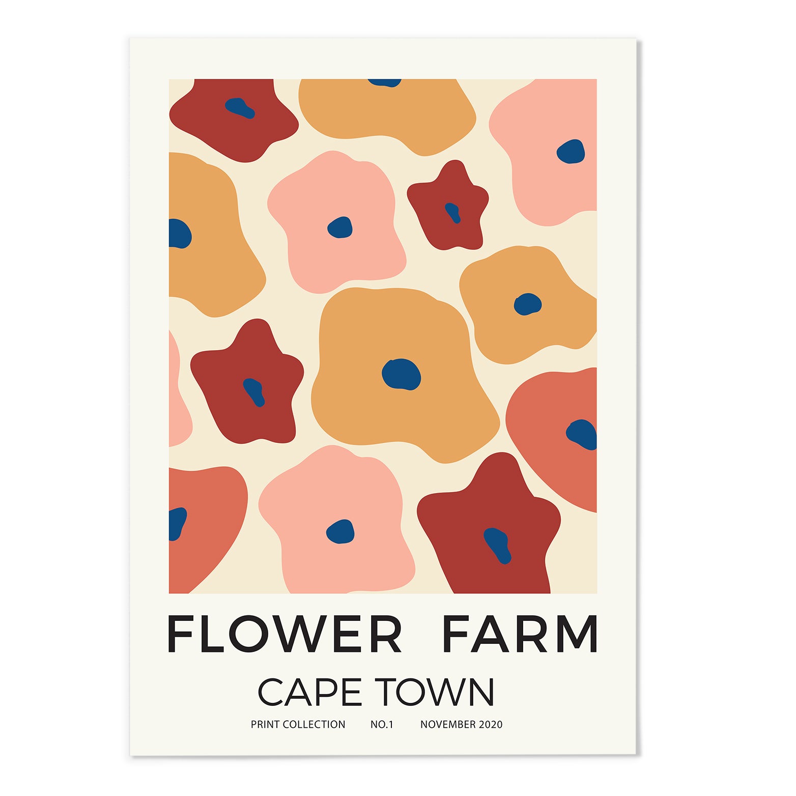 Flower Farm Cape Town Art Print - MJ Design Studio