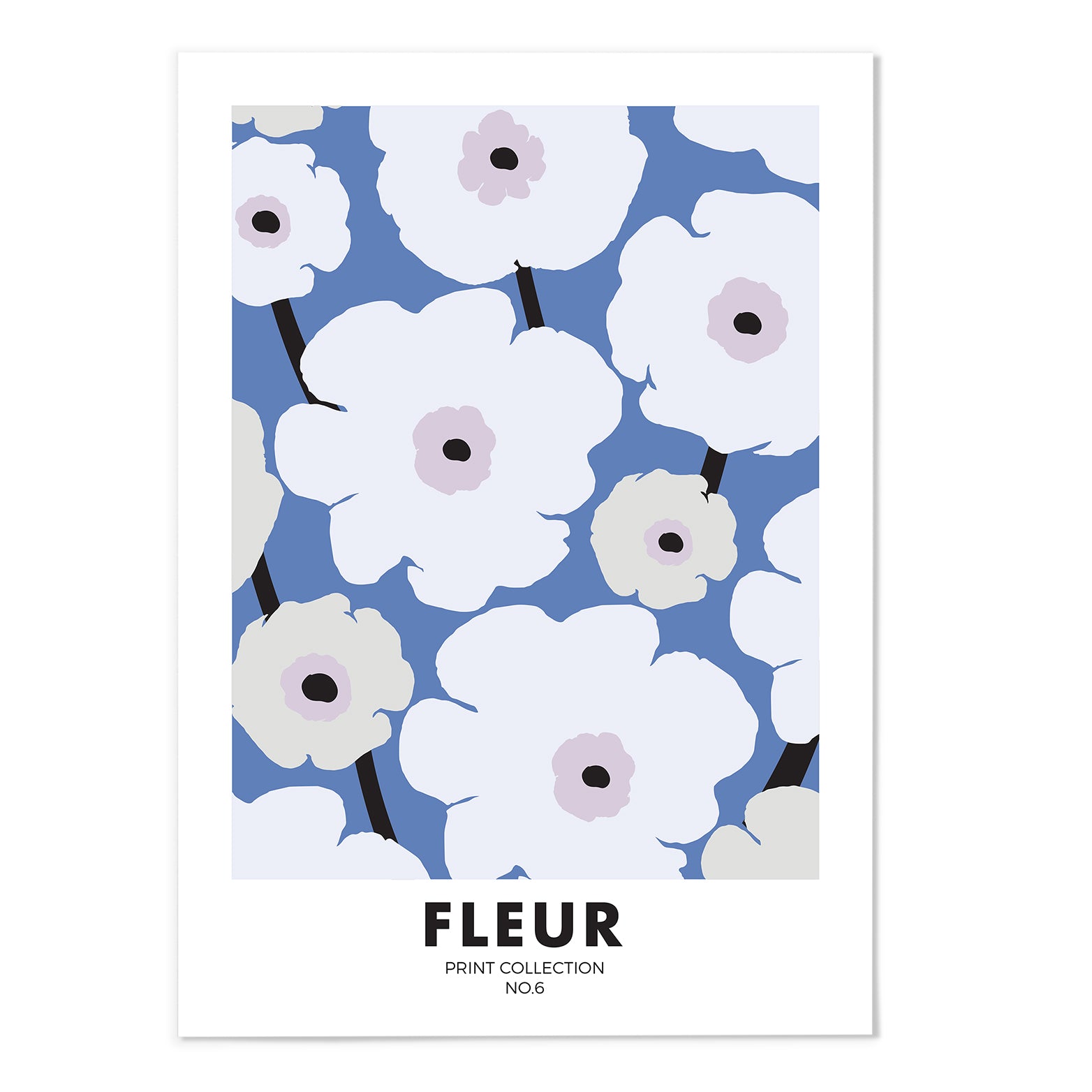 No.6 Fleur Art Print - MJ Design Studio