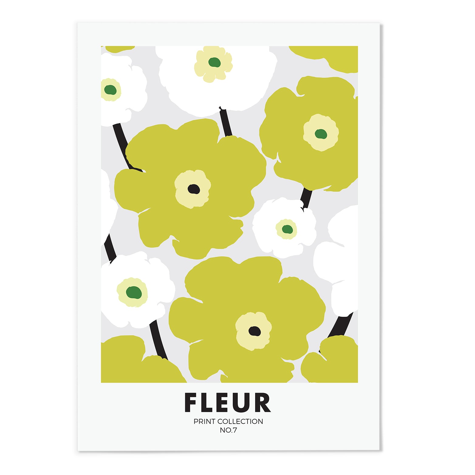 No.7 Fleur Art Print - MJ Design Studio