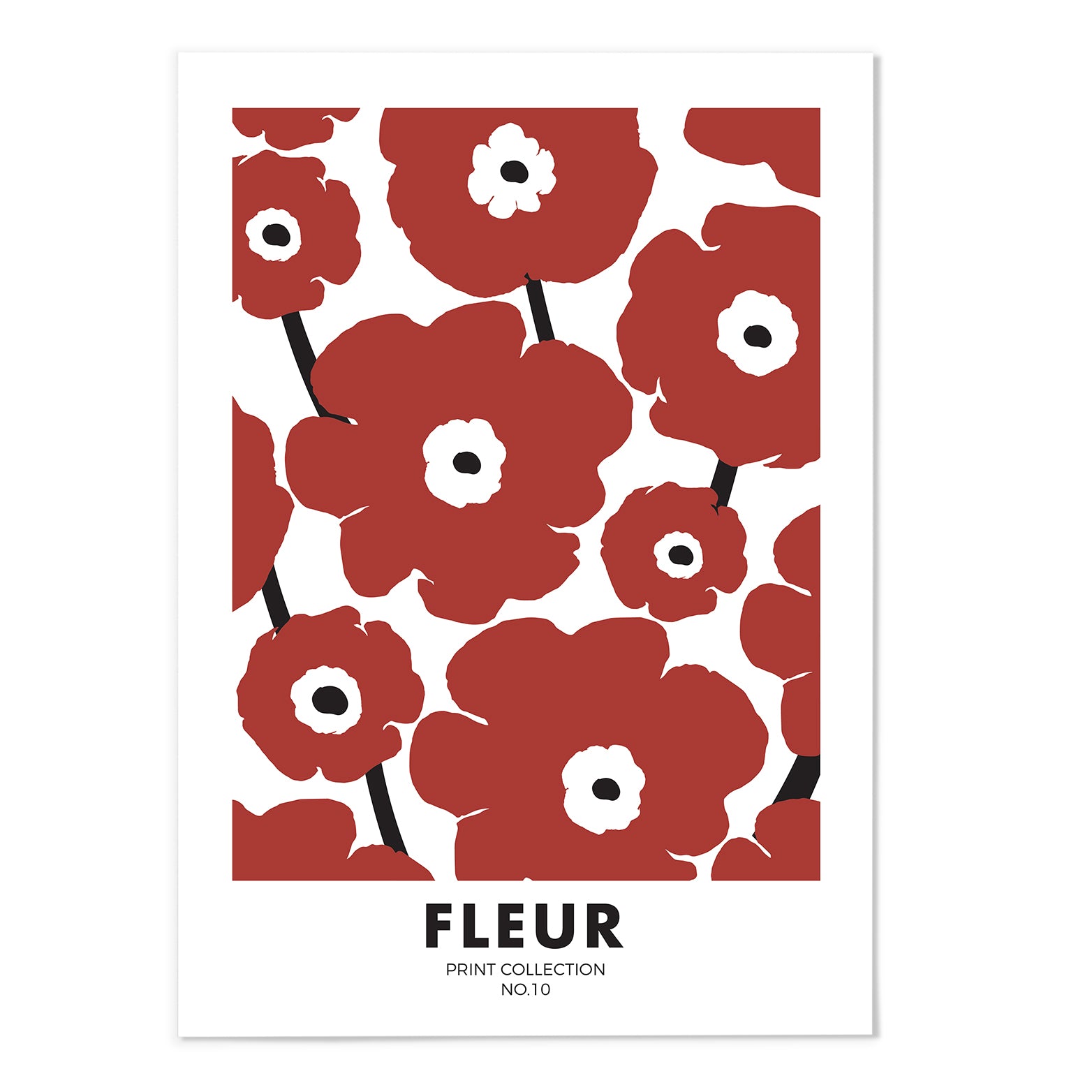 No.10 Fleur Art Print - MJ Design Studio