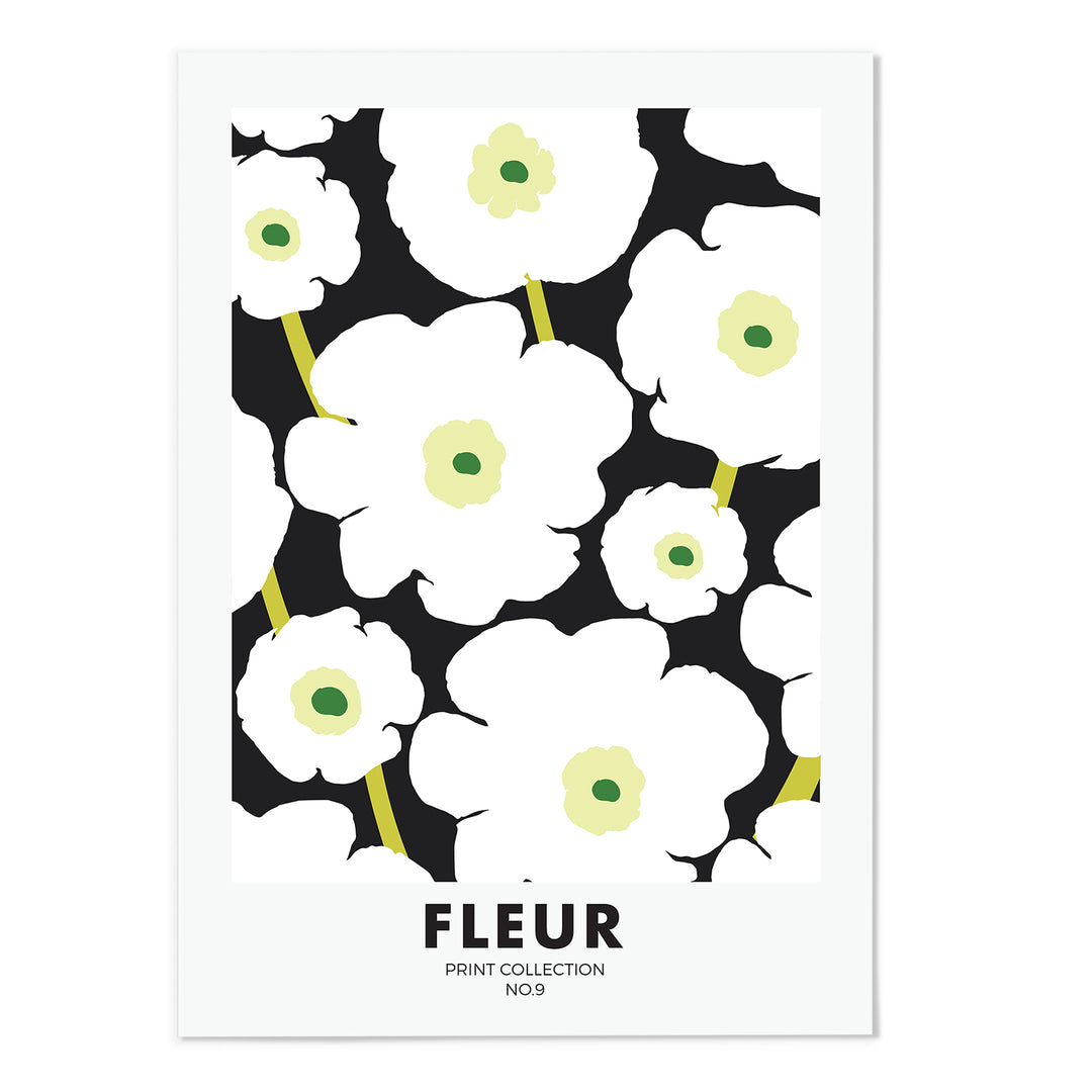 No.9 Fleur Art Print - MJ Design Studio