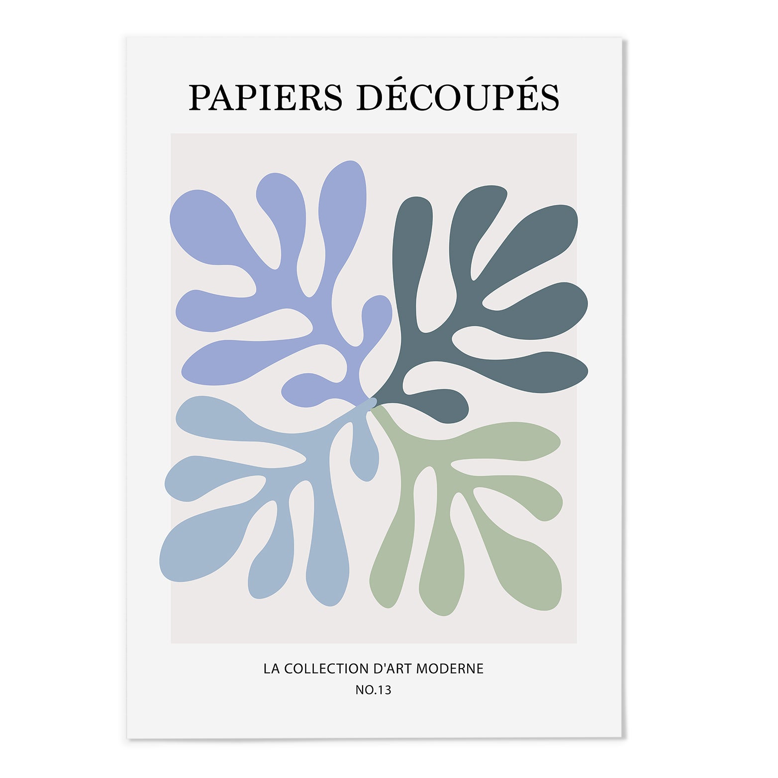 Papiers Découpés Art Print