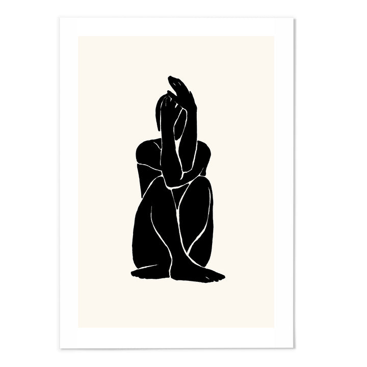 Meditation Woman Art Print - MJ Design Studio