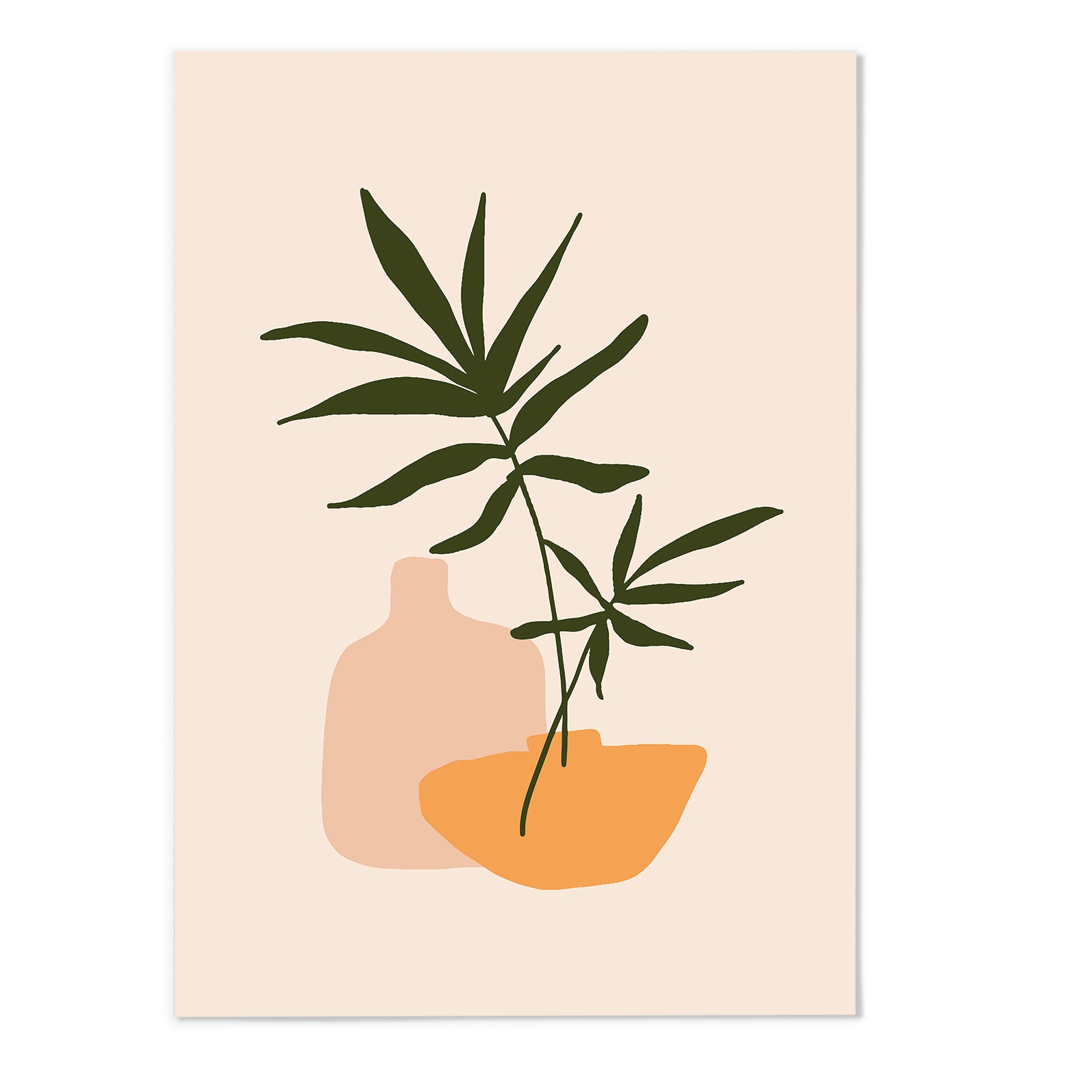 Minimalism Plant Art Print - MJ Design Studio