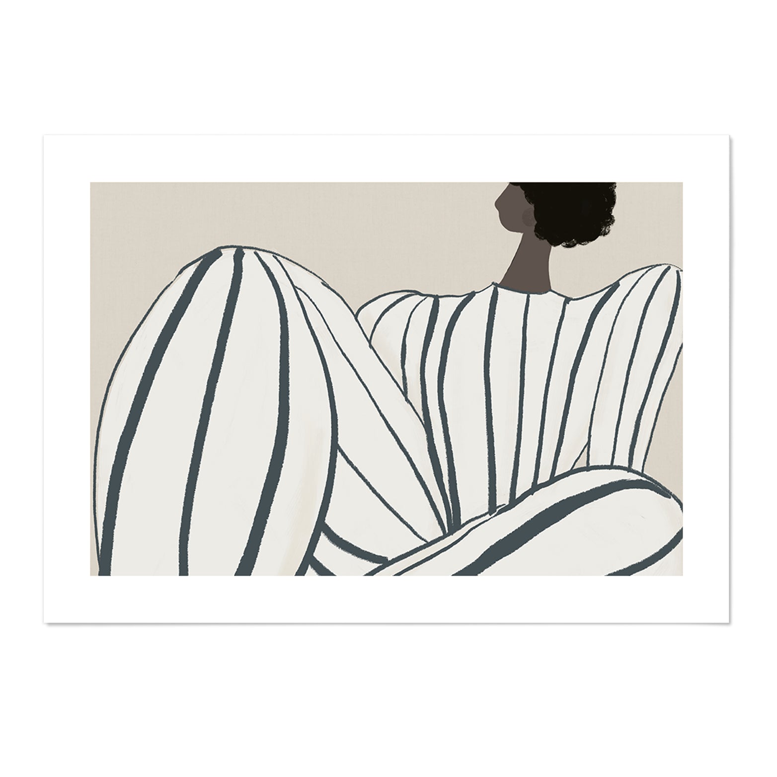 Modern Abstract Woman Art Print