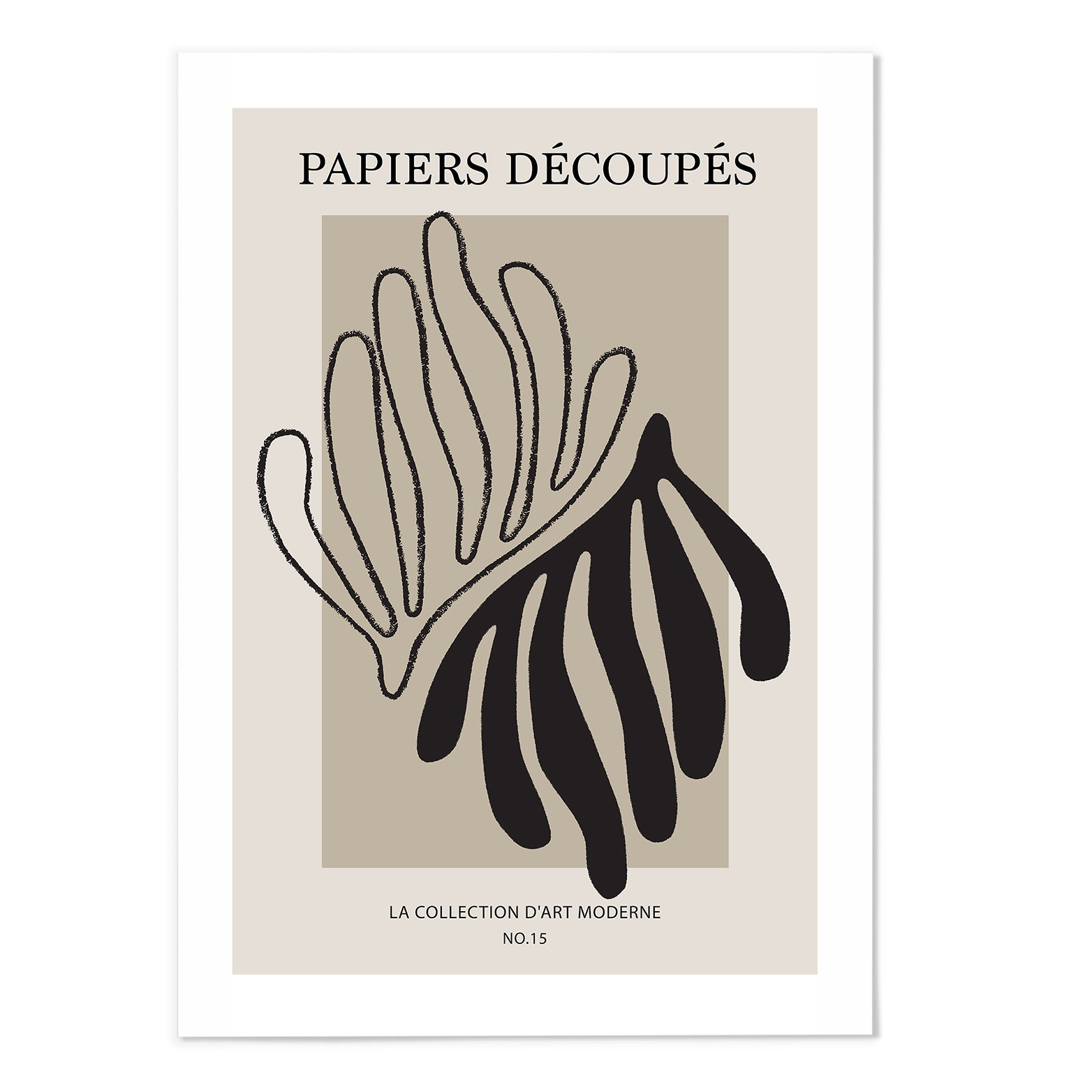 PAPIERS DÉCOUPÉS III Art Print