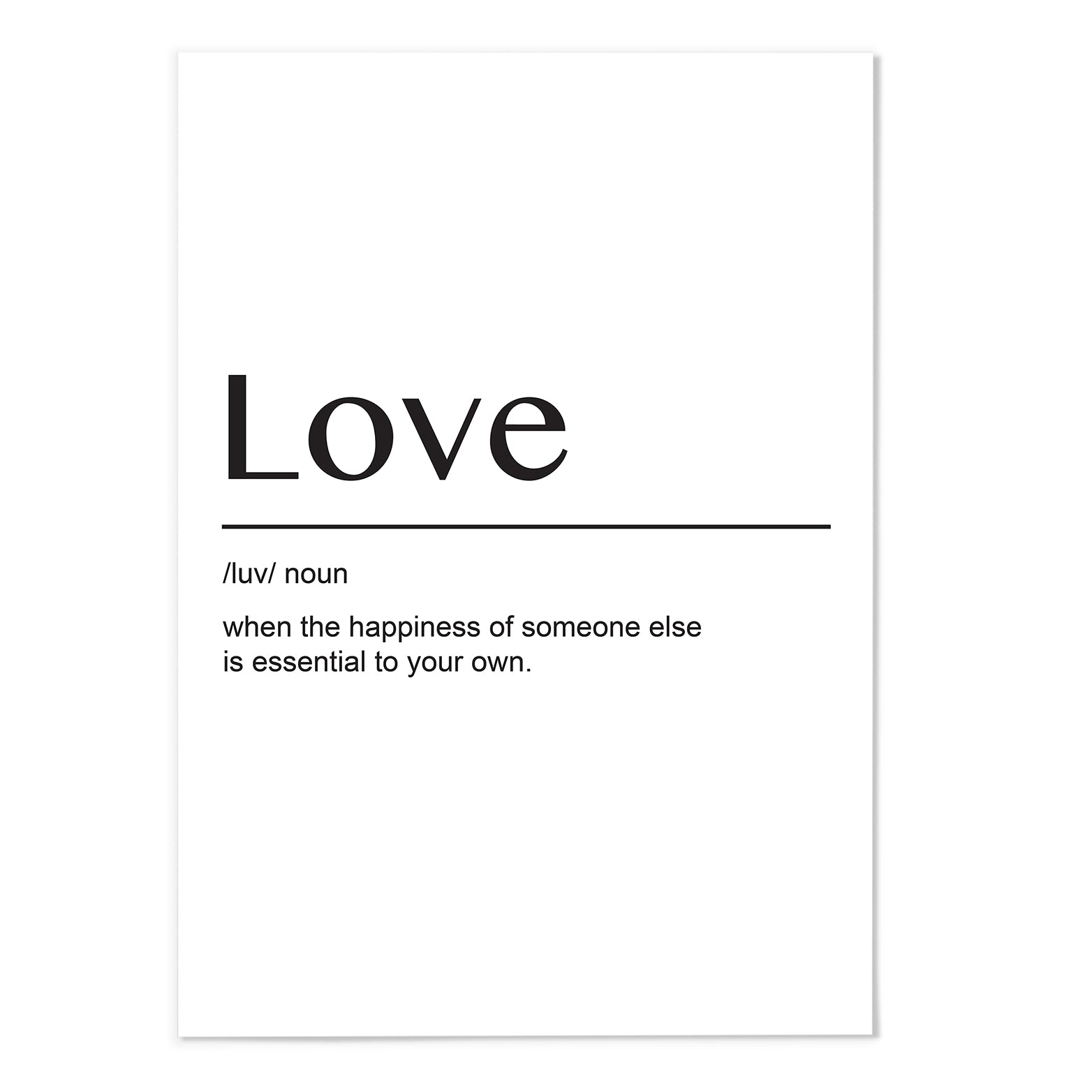 Love Art Print - MJ Design Studio