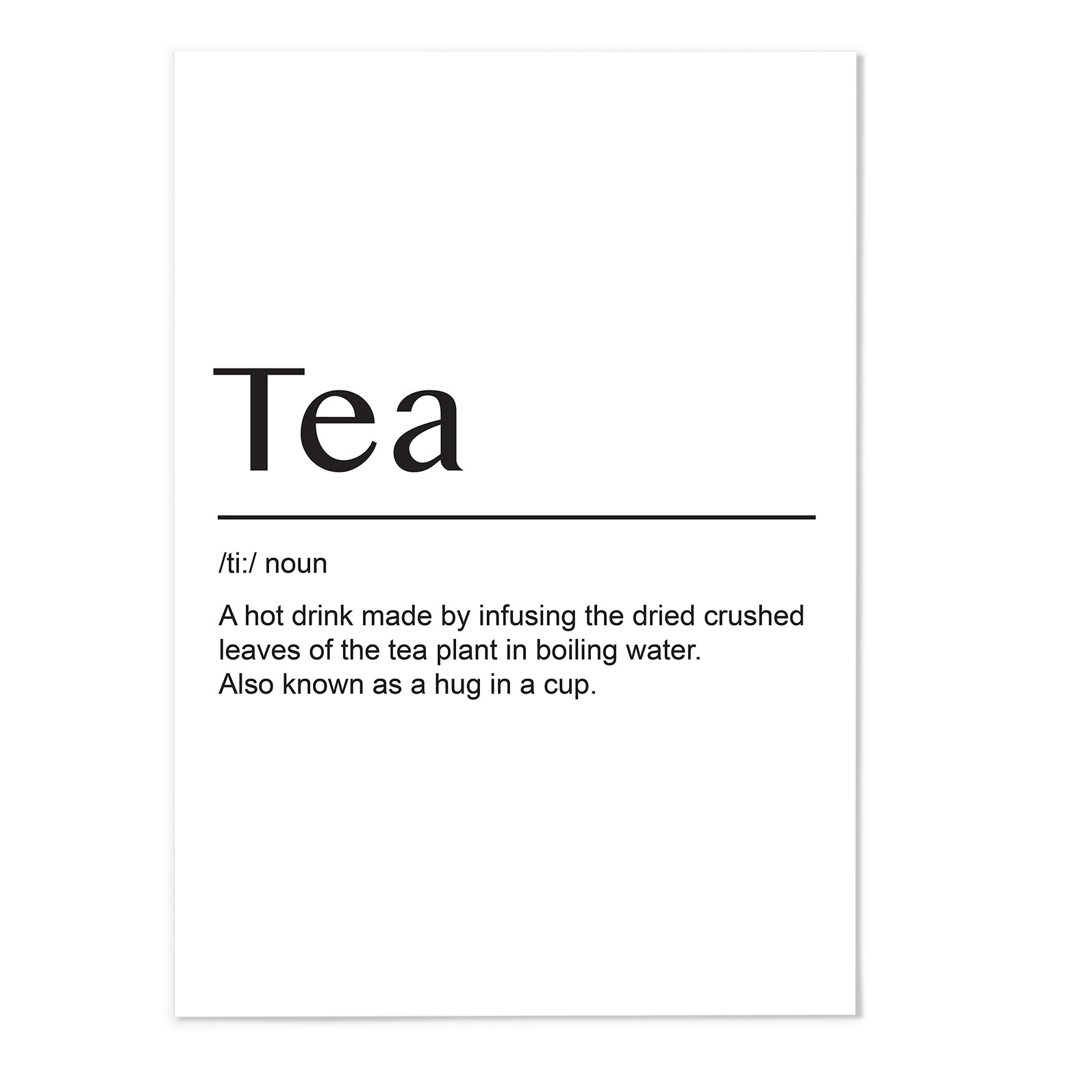 Tea Art Print - MJ Design Studio