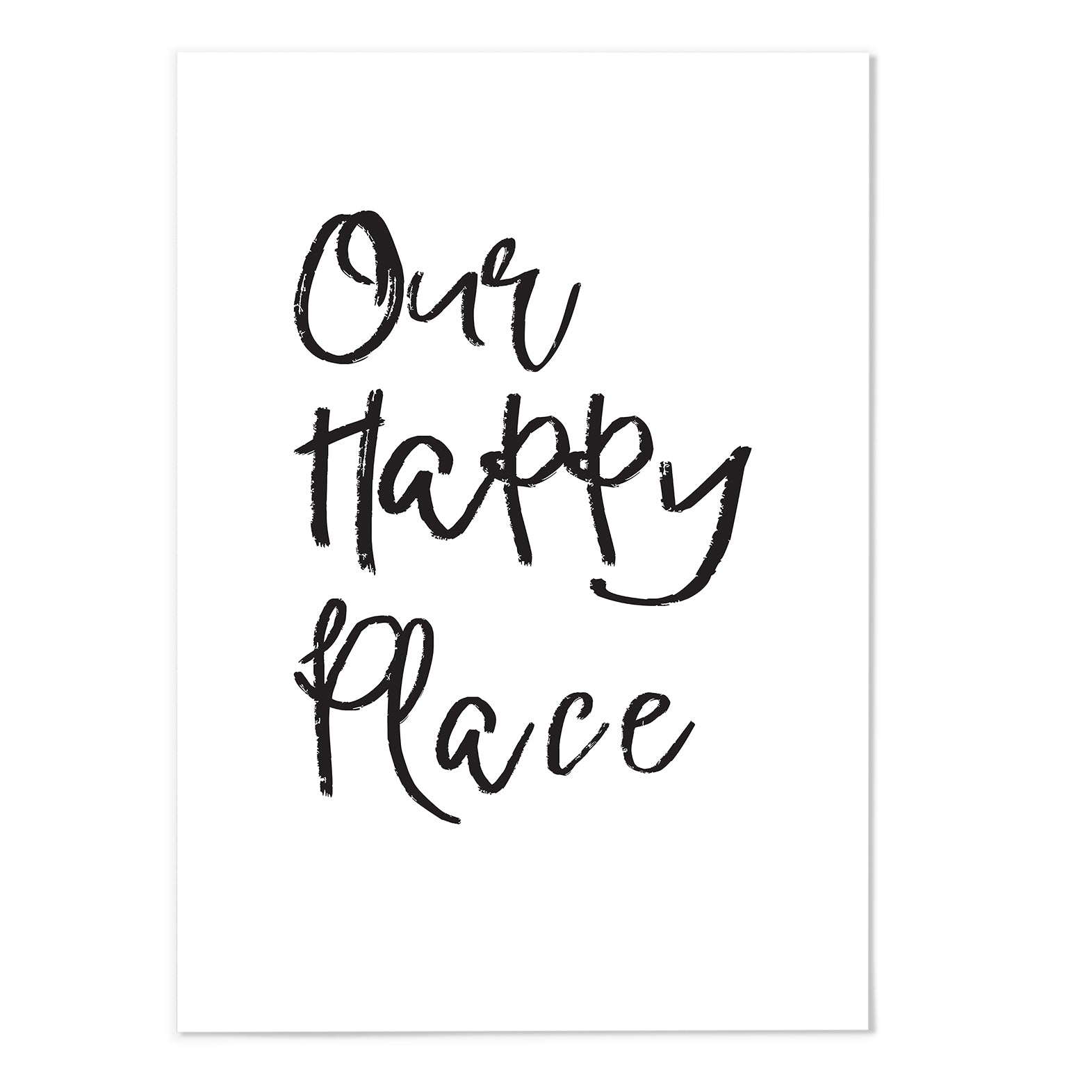 Our Happy Place Art Print - MJ Design Studio