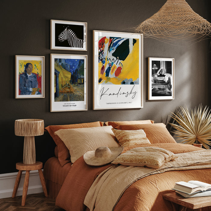 Golden Night Gallery Wall