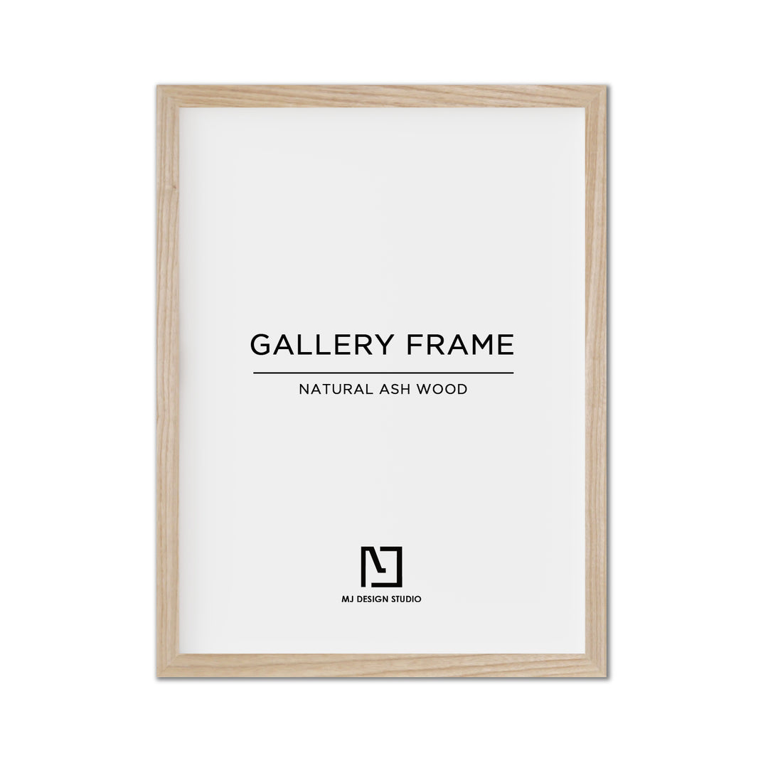 Gallery Natural Wood Frame - MJ Design Studio